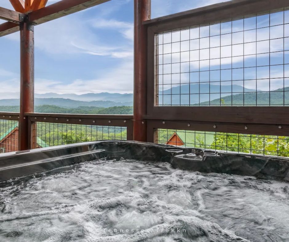 **Sherwood Dream**: Relax in the HOT TUB while taking in the stunning Smoky Mountain views!