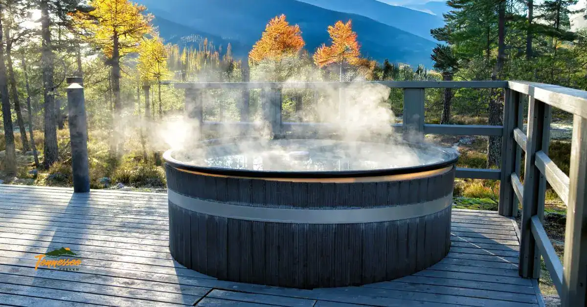 Mountain cabin with private hot tub, representing the best cabin rentals with hot tubs in Pigeon Forge TN.