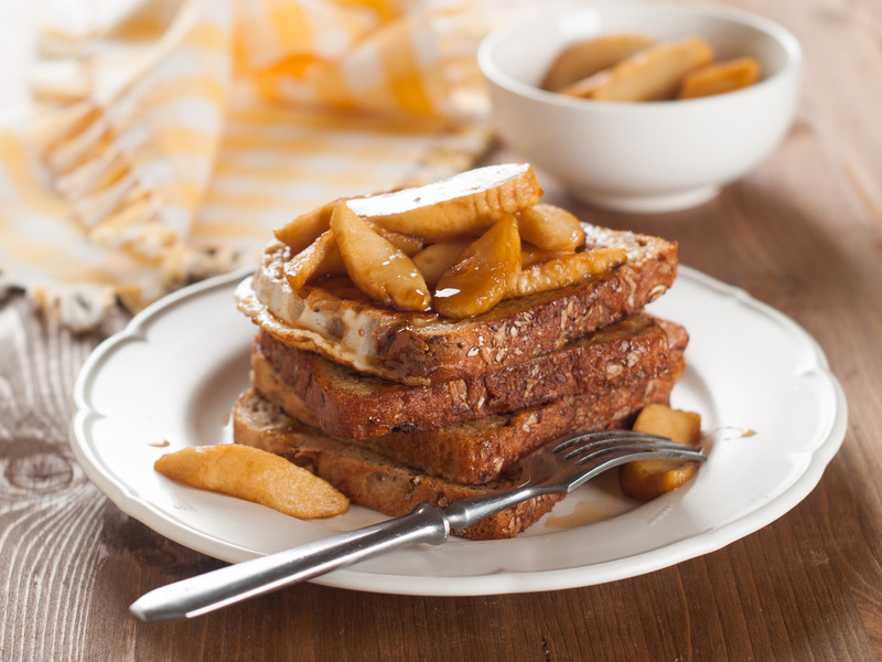 French Toast with apples.  Pigeon Forge, Tennessee Breakfast