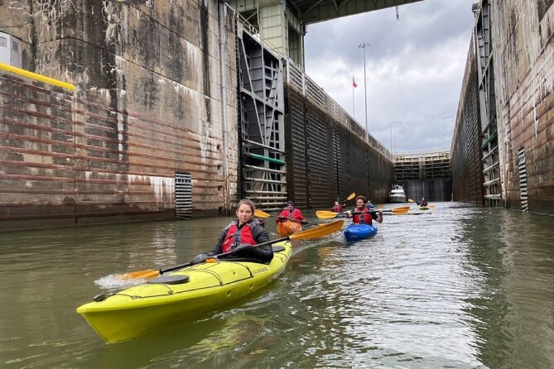 Kayaking through Chickamauga Dam in Chattanooga TN