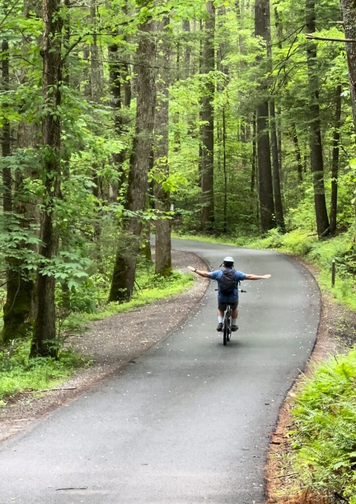 no vehicle day in cades cove. biking the loop