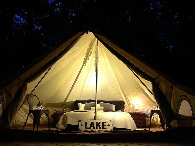 Lakeside Glamping Tent