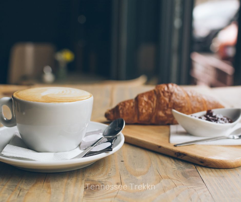 Nothing beats a fresh cup of coffee and a tasty pastry to kickstart your adventures in Townsend! ☕️Things to do in Townsend TN