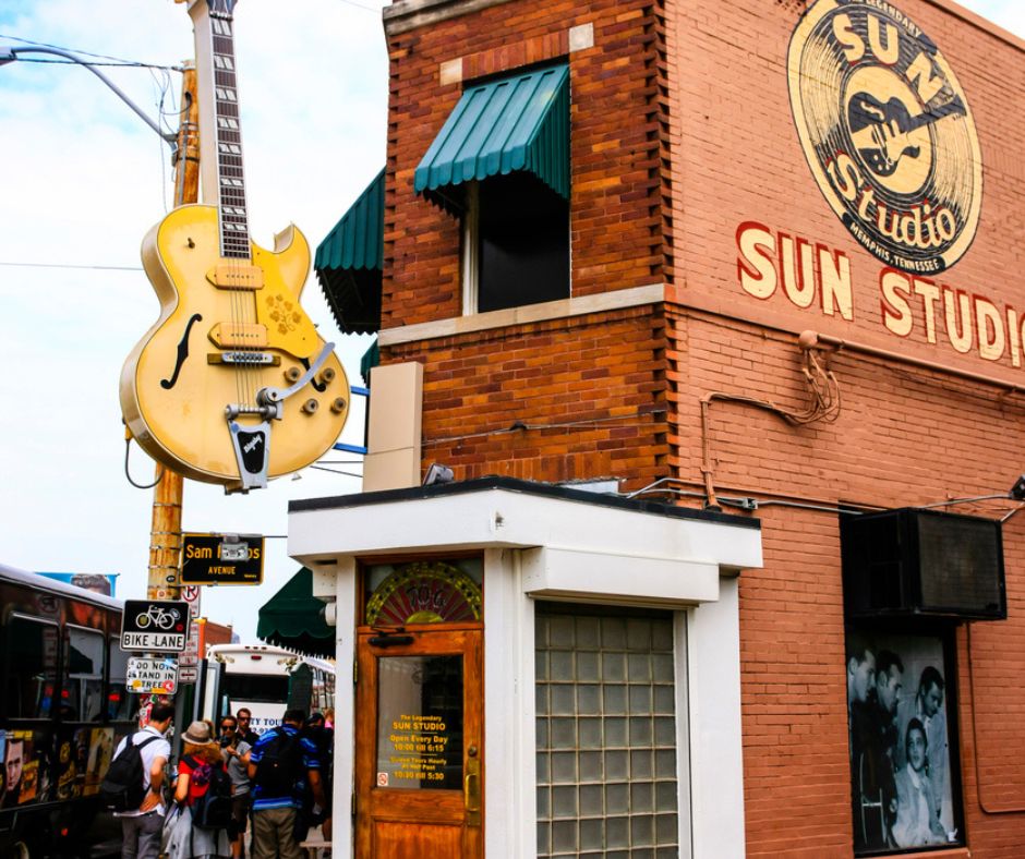 Sun Studio in Memphis, TN. West Tennessee