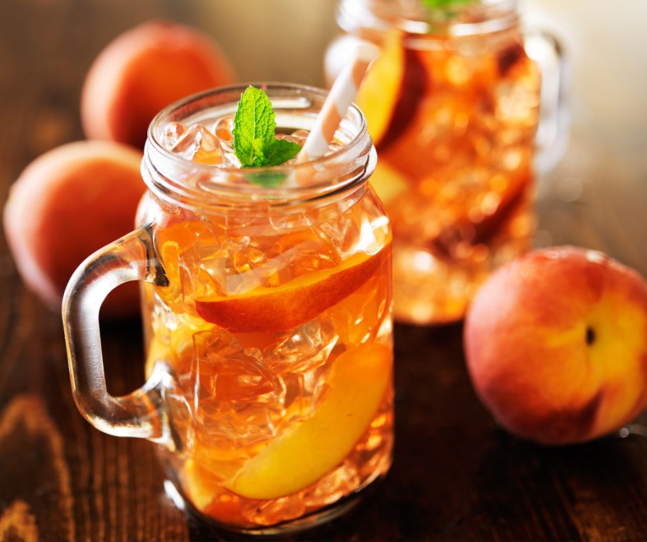 Peach Moonshine Lemonade, Cocktails