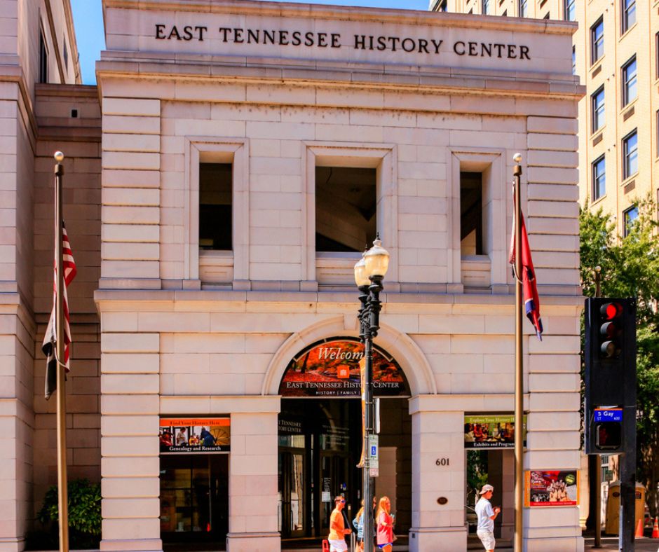 East Tennessee History Center building in downtown Knoxville. Things to do in downtown knoxville tn