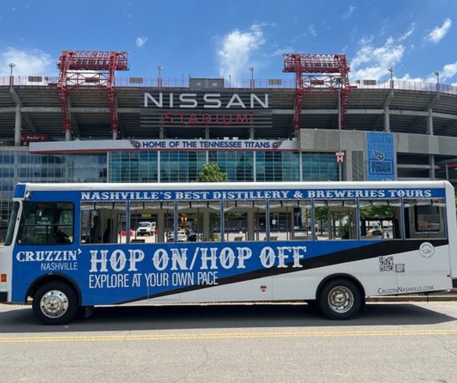 Tour Bus for Cruzzin Nashville, Nashville Whiskey Tours