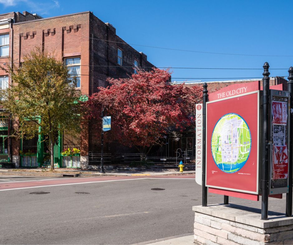 The Old City in Downtown Knoxville, 3 day history itenerary