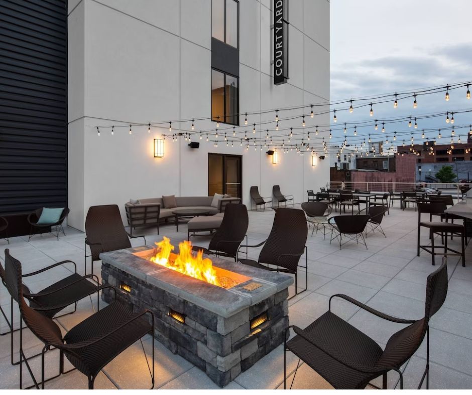 Courtyard by Mariott; Rooftop terrace