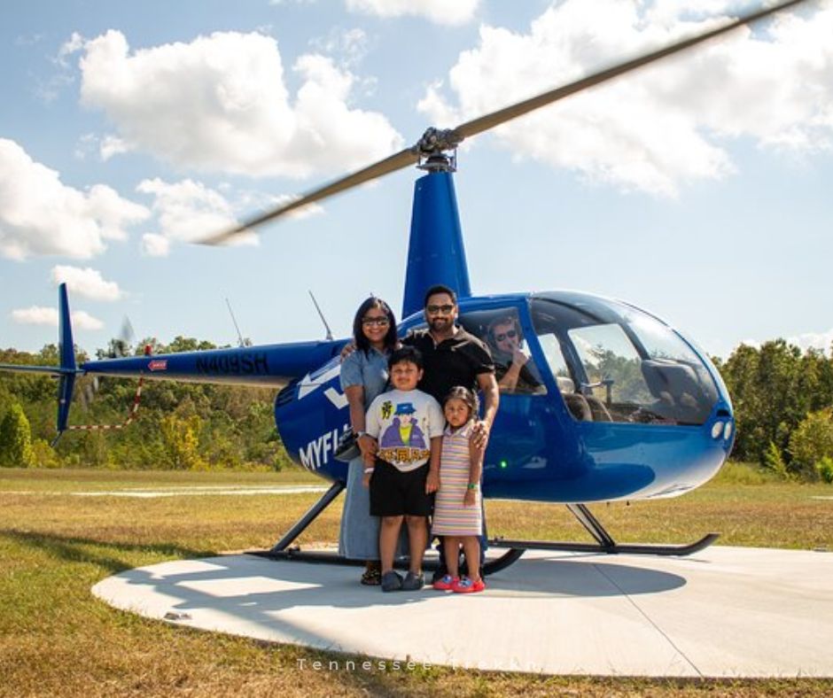 Big smiles after an unforgettable adventure in the Smokies! Book your family’s flight HERE!