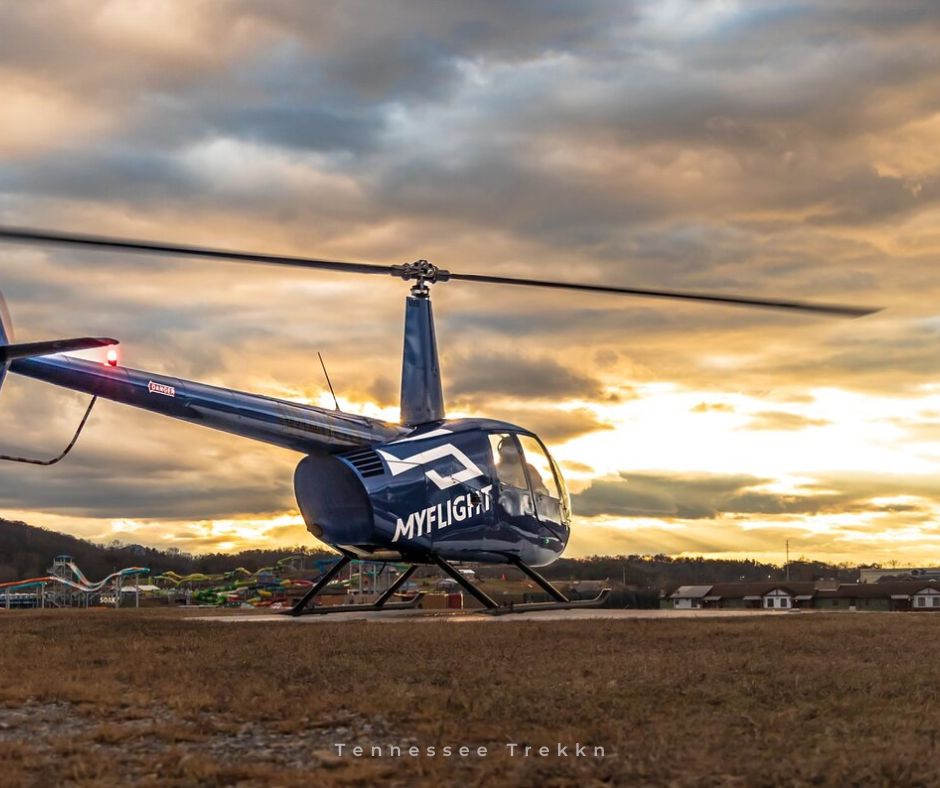 A perfect way to end the day—flying over the Smokies at sunset! Book your flight HERE!