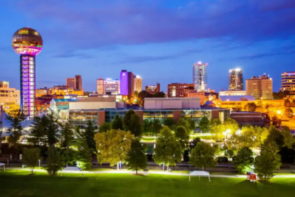 Downtown Knoxville, TN - perfect weekend getaway with vibrant nightlife and fun. 