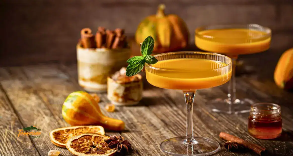 Pumpkin Moonshine Martini – a cozy fall cocktail made with Tennessee Smoky Mountain moonshine, perfect for holiday celebrations.