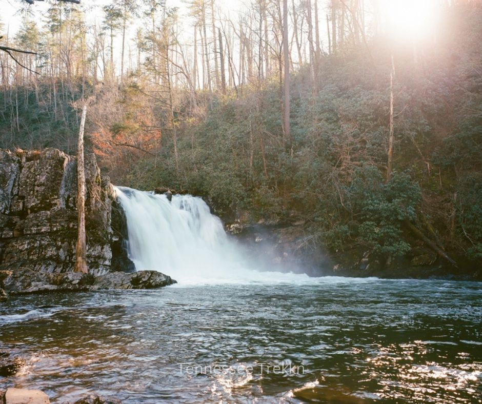 Abrams Falls. Beautiful Waterfall.