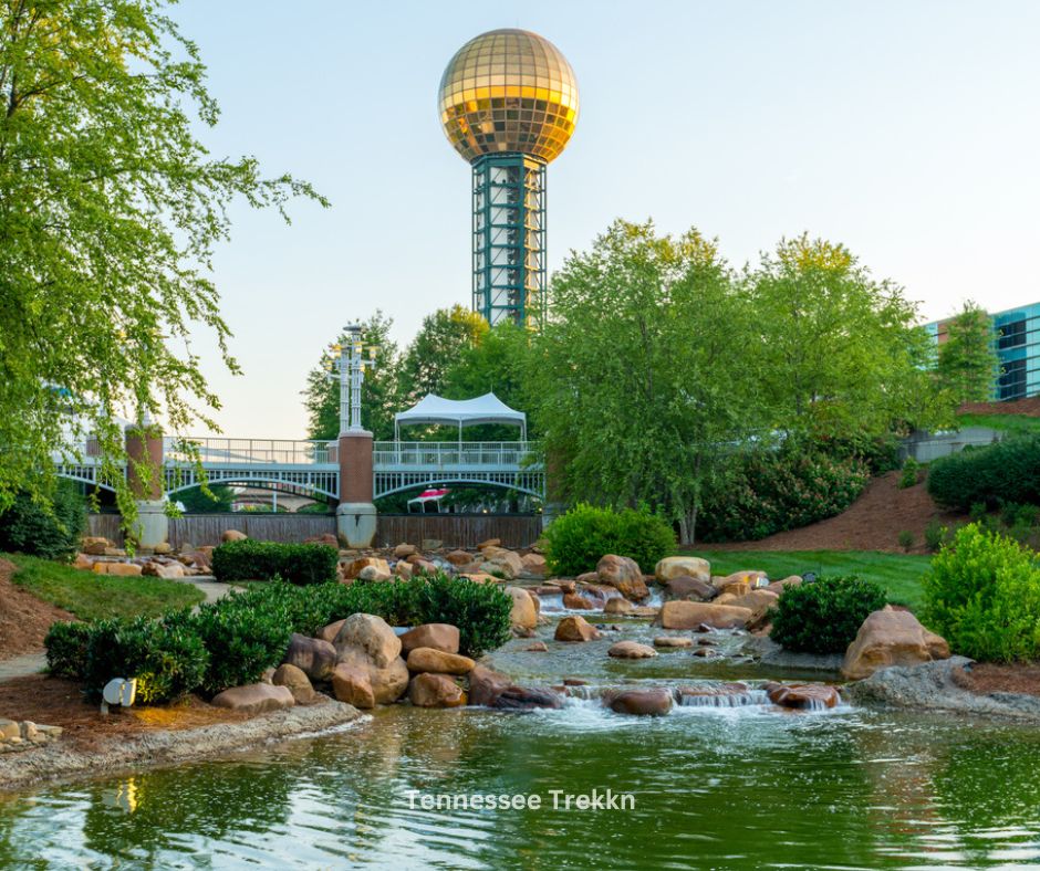 The Sunsphere in downtown Knoxville, located near the site of the Dogwood Arts Festival, a highlight of the city’s spring events.