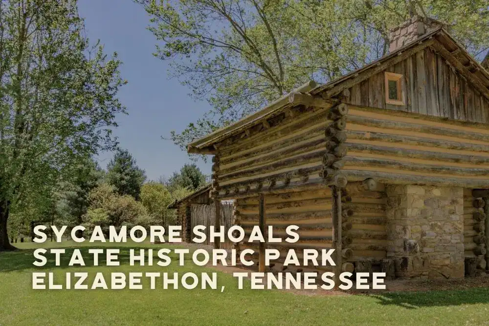 Fort at Sycamore Shoals State Historic Park in Elizabethton, TN, part of Tennessee State Parks