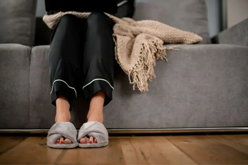 Fuzzy slippers—cozy outdoor gifts for Mom after a day of hiking or adventuring.