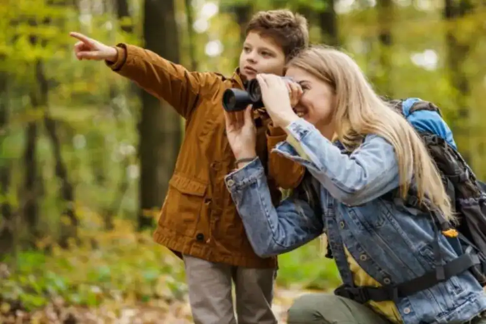 Adventure awaits! Exploring the woods, spotting wildlife, and seeing the world through a new lens—nothing beats the excitement of discovery in the Smokies!