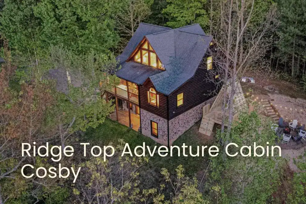 Smoky Mountain cabin rental in Cosby surrounded by scenic mountain landscape and peaceful nature views