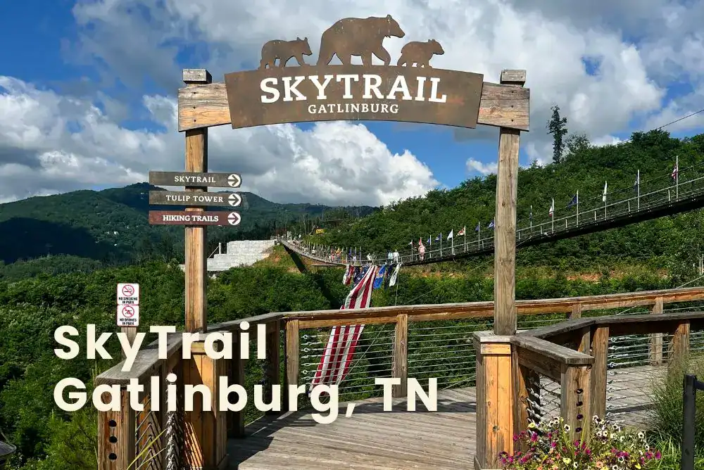 SkyTrail at Gatlinburg SkyPark – scenic walkway connecting SkyBridge with Tulip Tower

