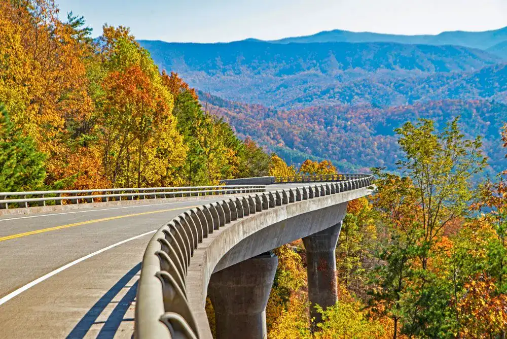 Foothills Parkway in the Smoky Mountains