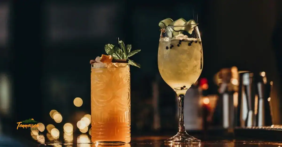 Experience cocktails like these at the Sugarlands Distillery cocktail experience tour in Gatlinburg, Tennessee.