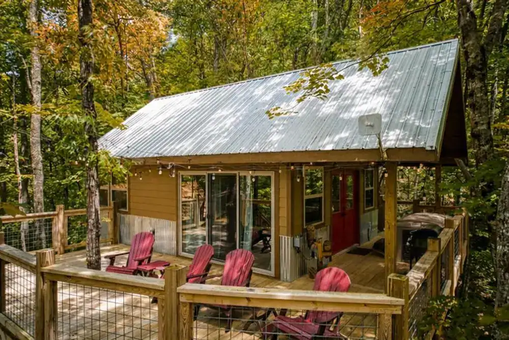 Treehouse in the Smoky Mountains.