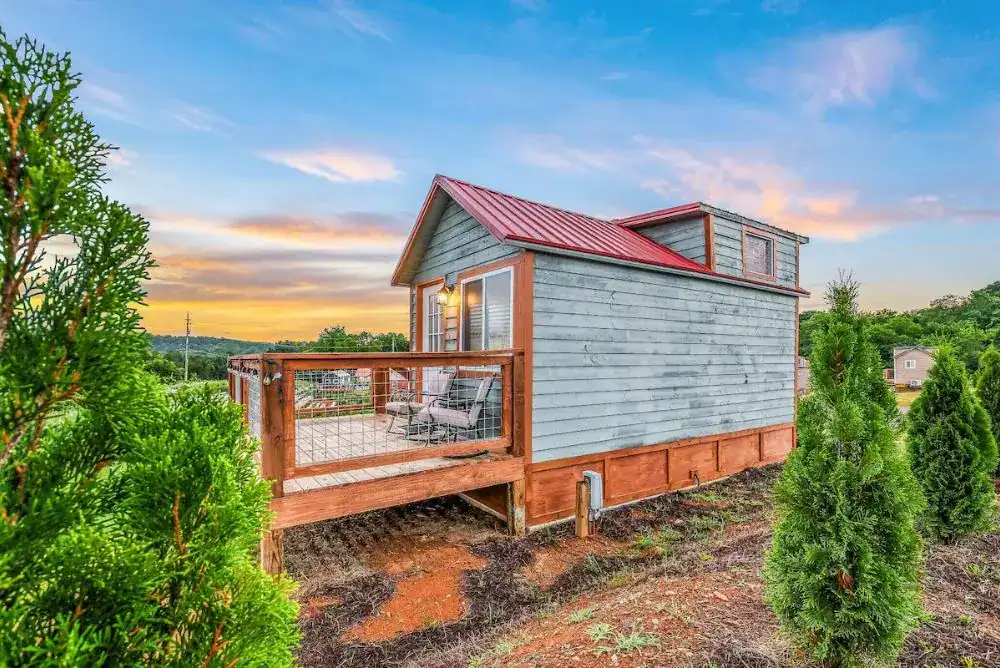 Uniqe place to stay in the mountains - perfect for a Christmas getaway in the Smokies. 