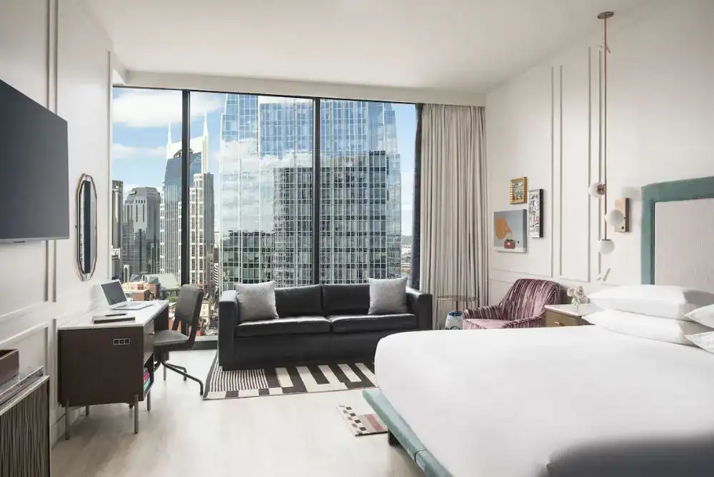 Hyatt Centric Rooms overlooking the city. 