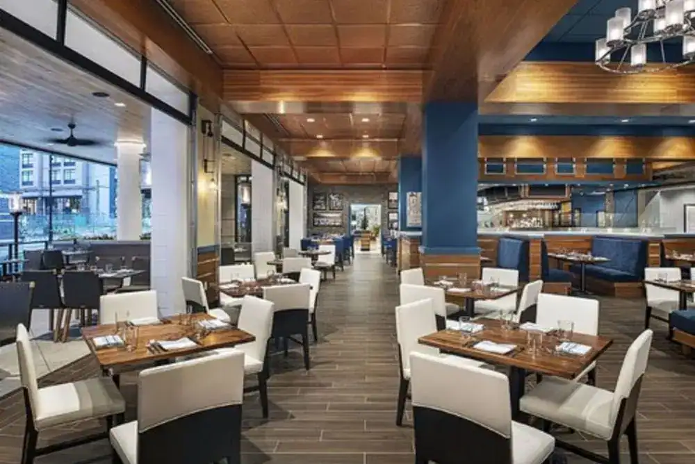 Margaritaville hotel bar and restaurant area in Nashville.