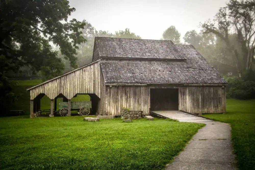 Historic building at Norris Dam State Park 