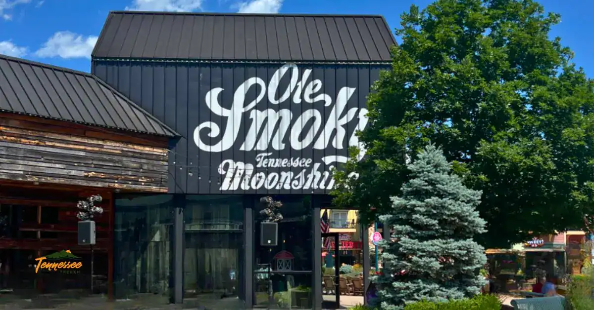 Ole Smoky Moonshine location at The Island, perfect for a moonshine tasting in Pigeon Forge and one of the most popular things to do in the Smokies.