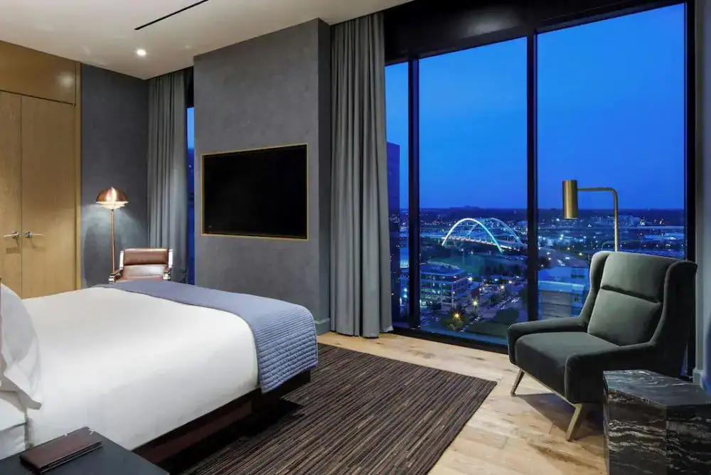 Luxury room at The Joseph hotel. 