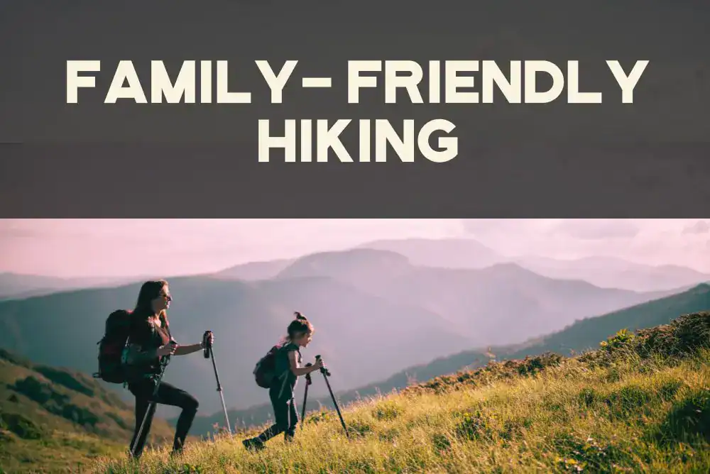 Family-friendly hiking trail in Tennessee with kids exploring mountain scenery