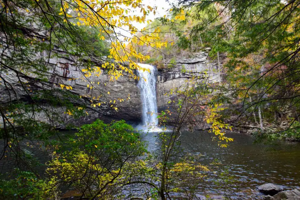 Foster Falls at South Cumberland State park in Tennessee. 