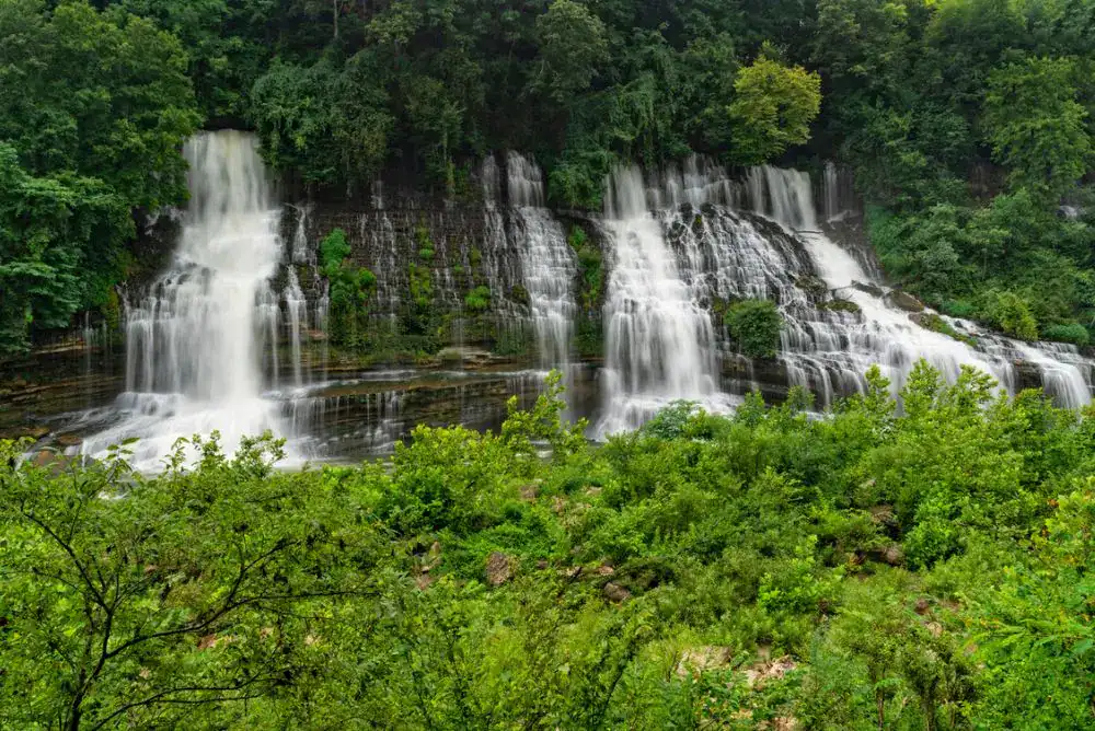 Twin Falls hike at Rock Island State Park