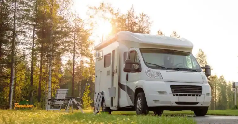 RV cammpsite in the Smokies - great spring break fun in the mountains