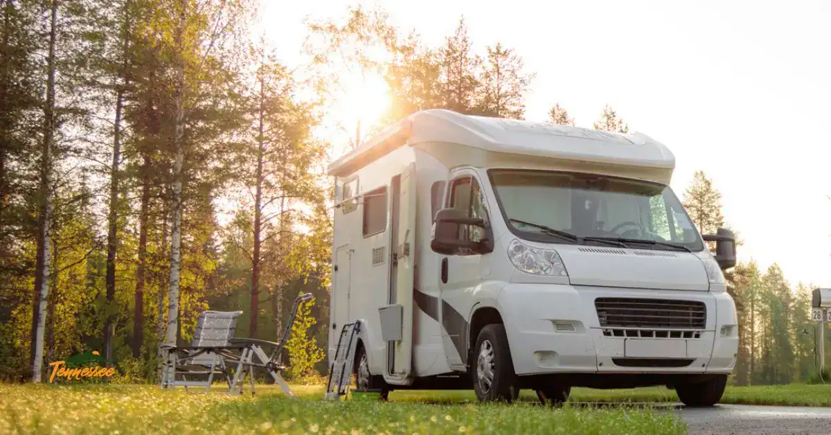 RV cammpsite in the Smokies - great spring break fun in the mountains