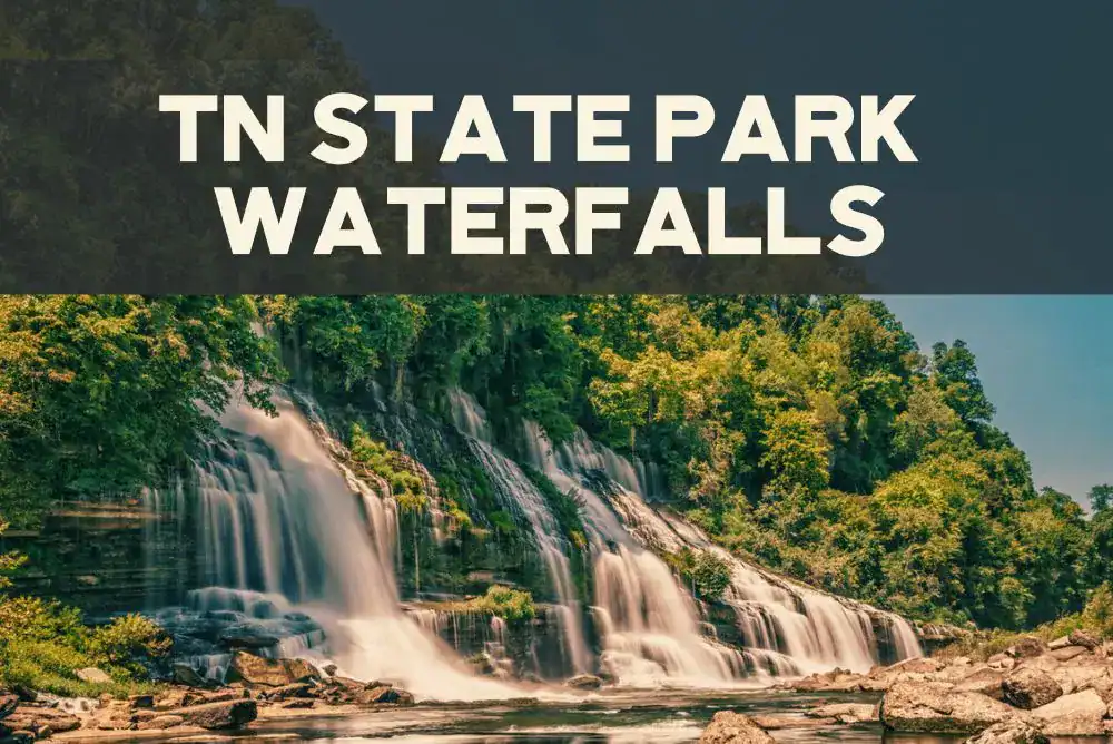 TN State Park Waterfalls - Twin Falls at Rock Island State Park