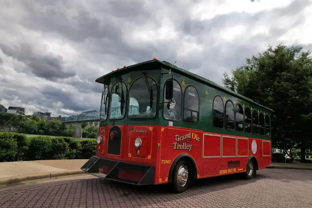 Chattanooga trolley - perfect way to tour the city.