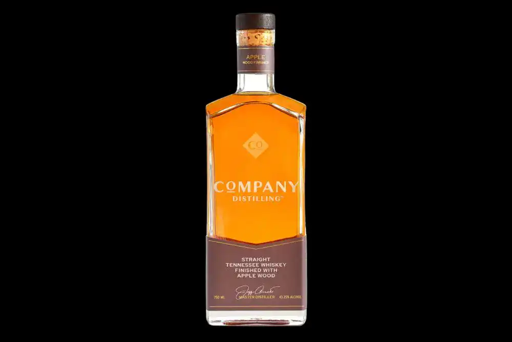 Company Distilling bottle of Tennessee Spirits.