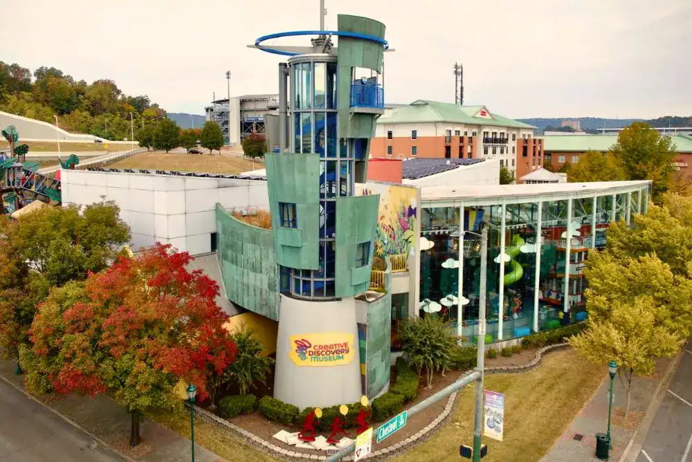 Creative Discovery Museum family attraction in Chattanooga TN exterior view