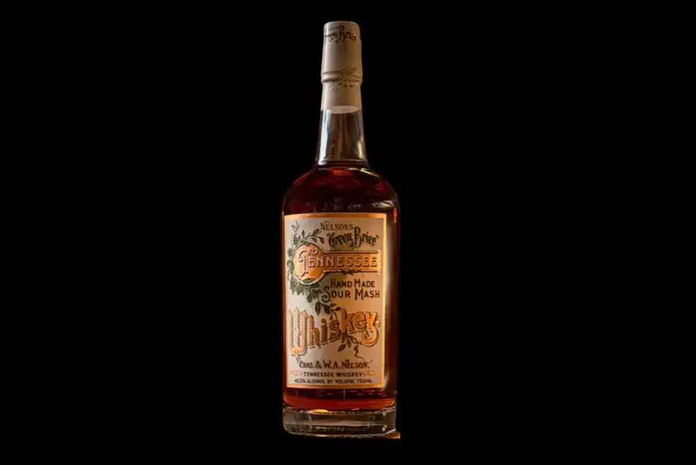 Tennessee distilleries Nelson’s Green Brier Tennessee whiskey bottle