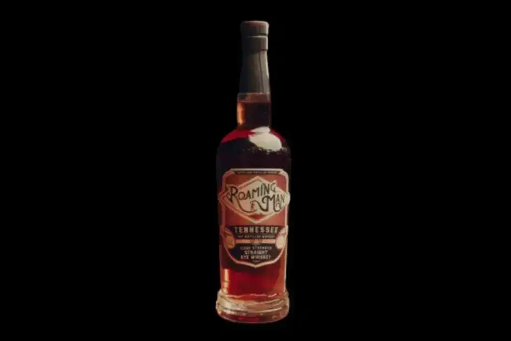Bottle of Roamin Man from Sugarlands Distilling company in Gatlinburg