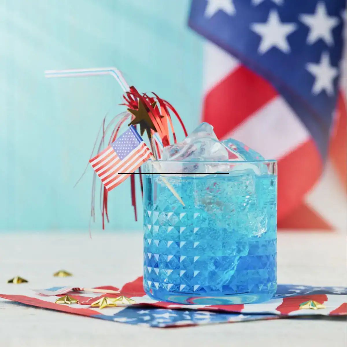 Star Spangled Shine - 4th July Moonshine Cocktail