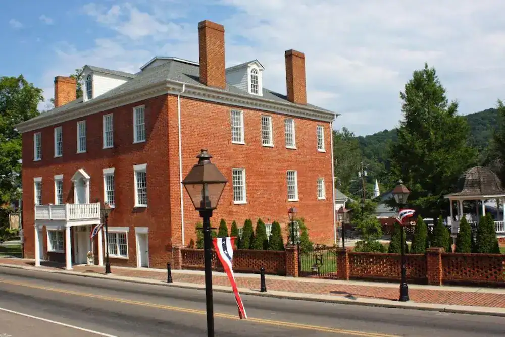 Historic Hale Springs Inn in downtown Rogersville Tennessee